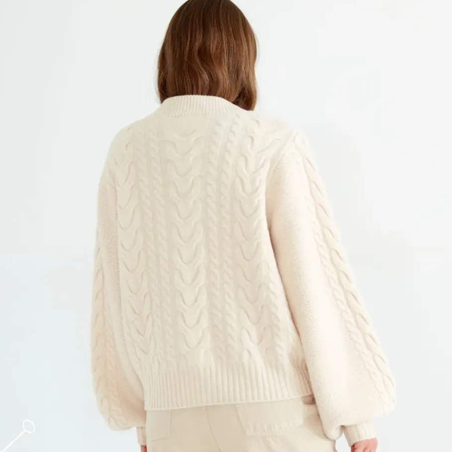 Dam Pierre Robert Cable Cardigan Ull