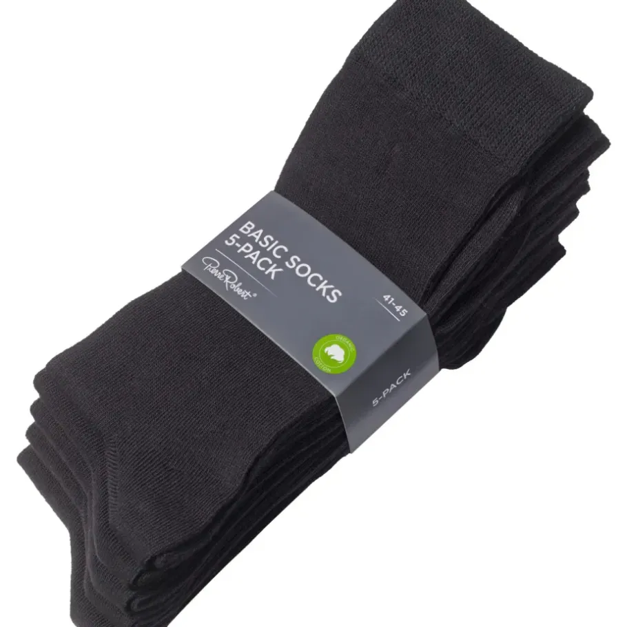 Dam Pierre Robert Ekologiska Strumpor 5-Pack 41-45