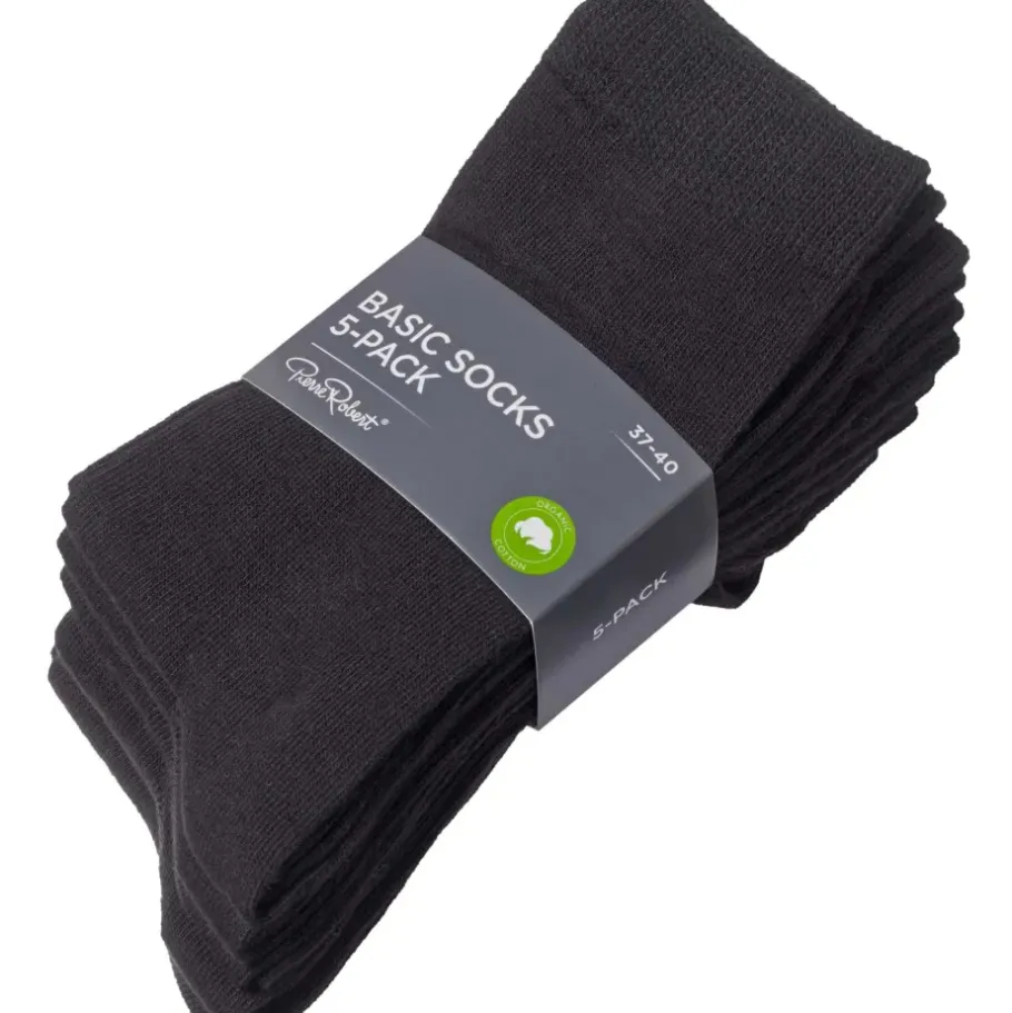 Dam Pierre Robert Ekologiska Strumpor 5-Pack 37-40