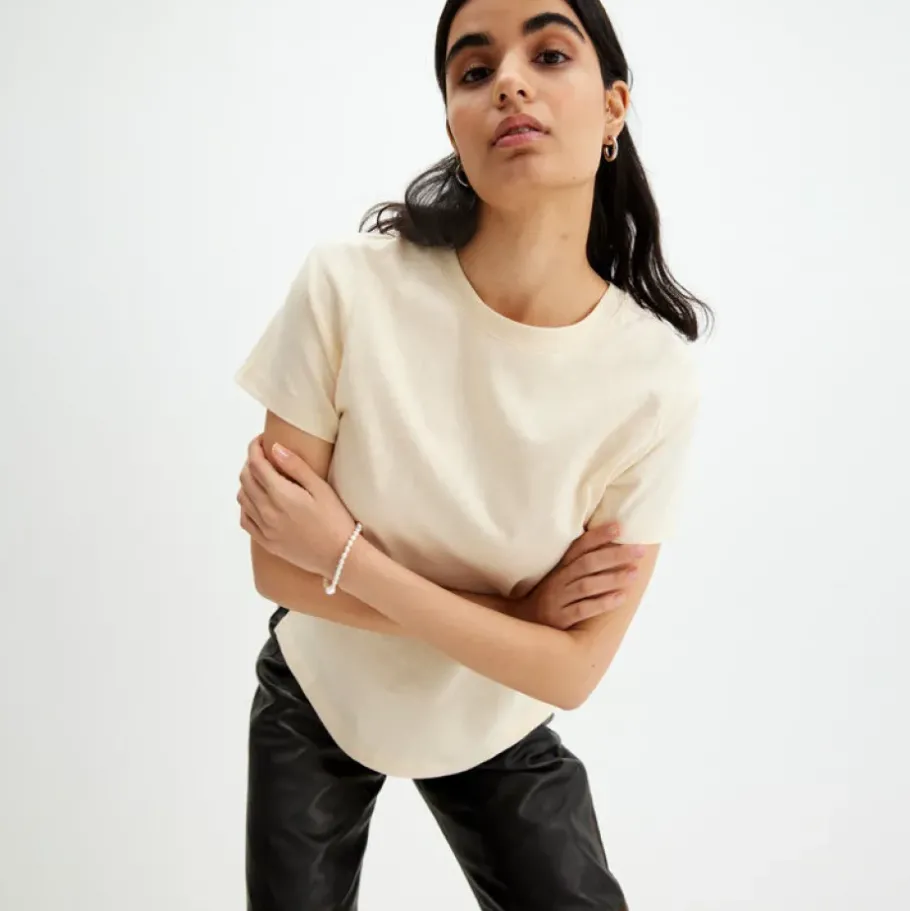 Dam Pierre Robert T-Shirt Ekologisk Bomull Och Hemp Regular Fit