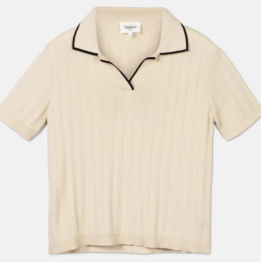 Dam Pierre Robert T-Shirt Med Pikekrage