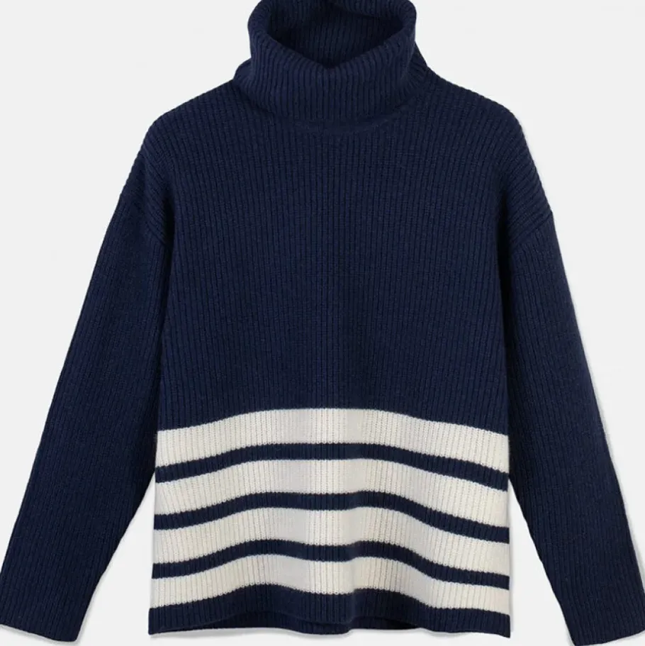 Dam Pierre Robert Ulltroja Med Avtagbar Polokrage